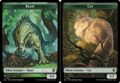 Beast (0025) // Cat (0026) Double-Sided Token